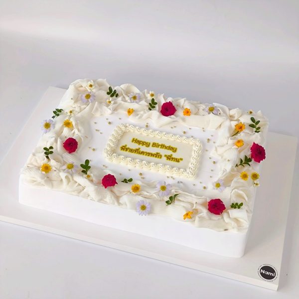 Birthday Square Cake-03 - Image 3