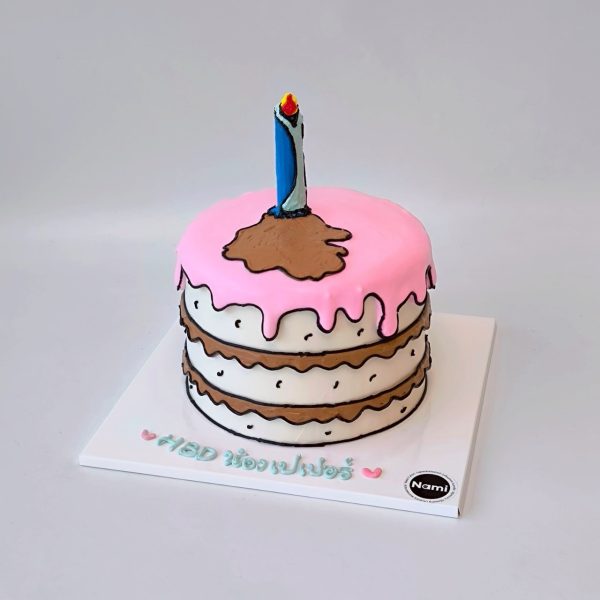 Cartoon candle cake - Image 7