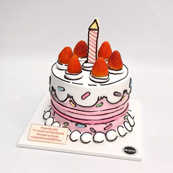 Cartoon candle cake - Image 5