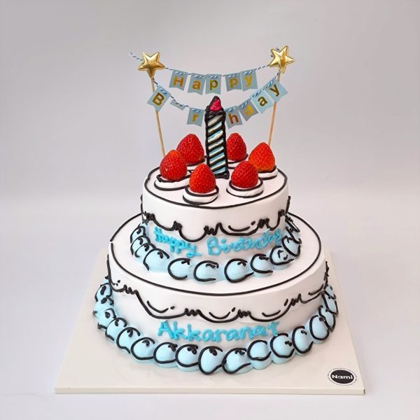 Cartoon candle cake - Image 6