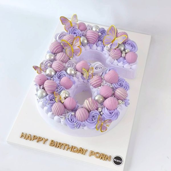 Number Cream Cake