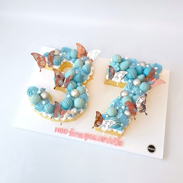 Number Cream Cake - Image 5