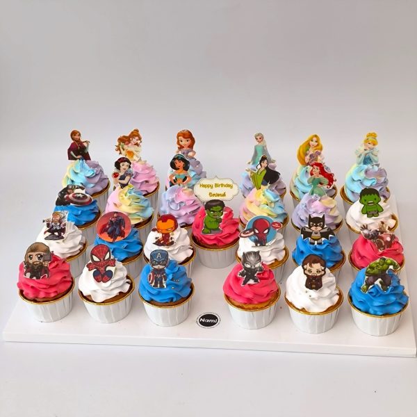 Cartoon Hero Cupcakes - Image 2