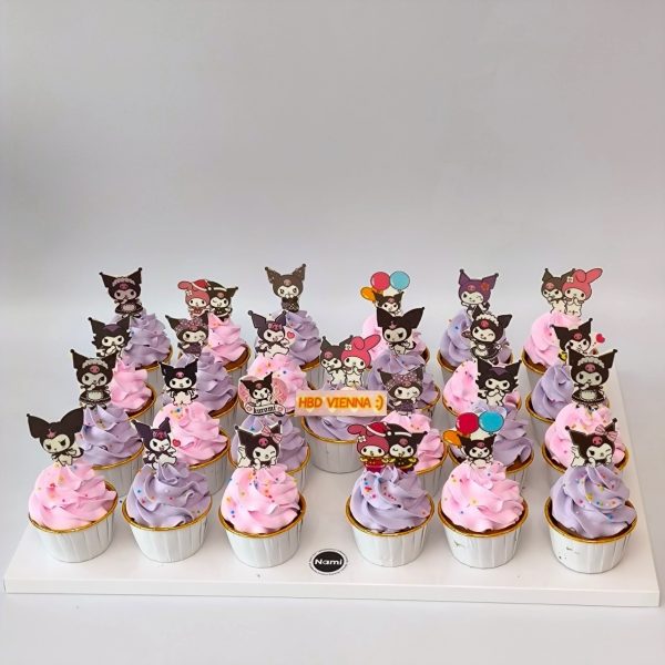 Kuromi Cartoon Cupcakes - Image 2
