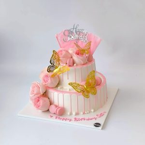 Pink Rose Cake