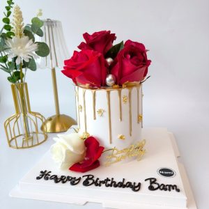 Tall Rose Cake